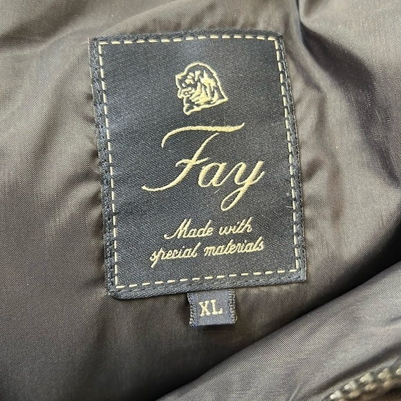 Fay Black Puffer Jacket Size XL - Picture 5 of 7